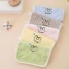 Children's towel, coral fleece soft and non-shedding face towel, cartoon little swan cute embroidered hand towel for kindergarten Specification image